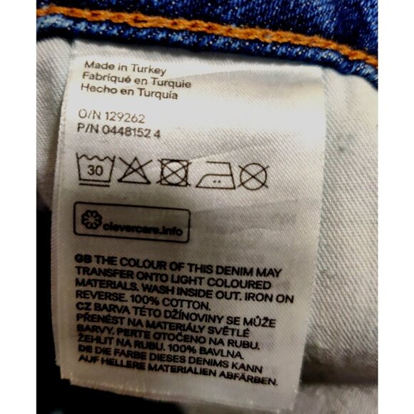 H&M Two Toned Ombre Woman's Jeans size 14 jeans - Picture 6 of 9